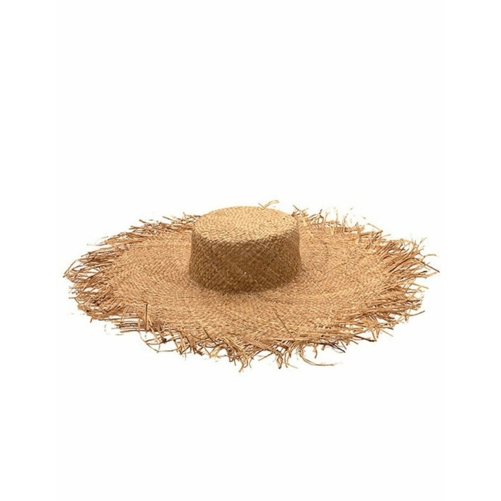 Stylish Tan Straw Sun Hat for Women - Picture 2 of 8